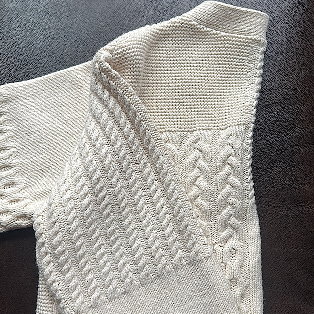 & Other Stories Ivory Textured Knit Cardigan - Picture 4 of 7